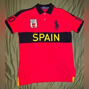 Polo Ralph Lauren men size L SPAIN polo shirt mint